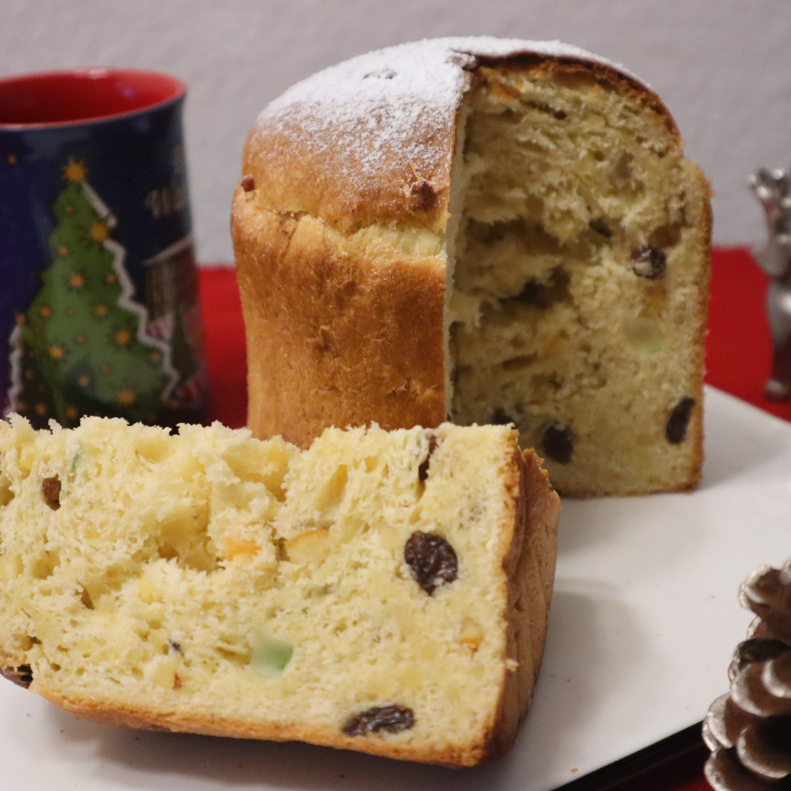 手ごねで作るイタリアのクリスマス伝統菓子 パネトーネ レシピ 作り方 ドイツパティシエのアトリエ